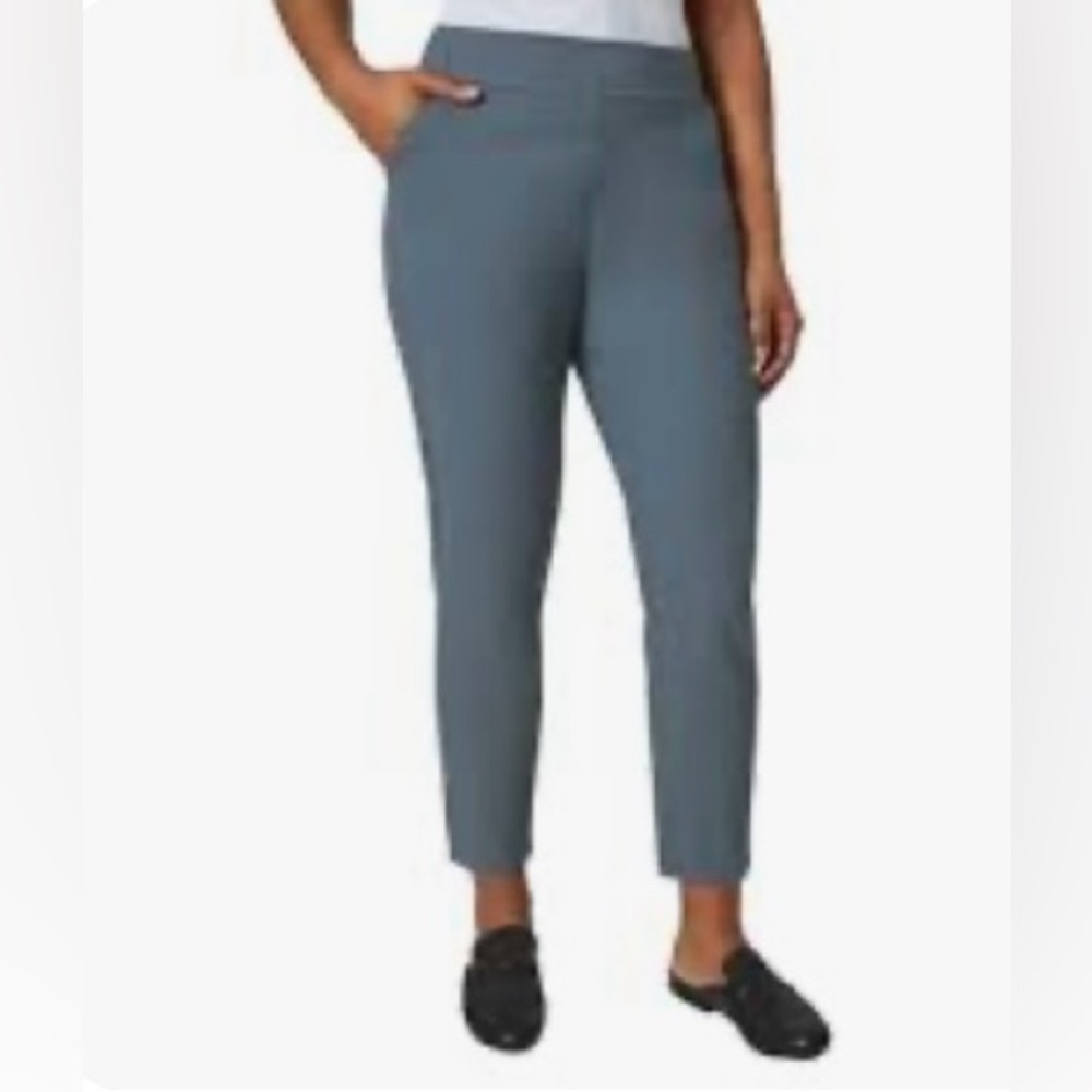 Modern Ambition Sage Green Stretch Travel Pant.  Lightweight Fabric.